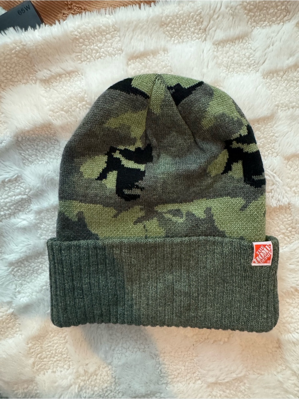 Adult Home Depot beanie